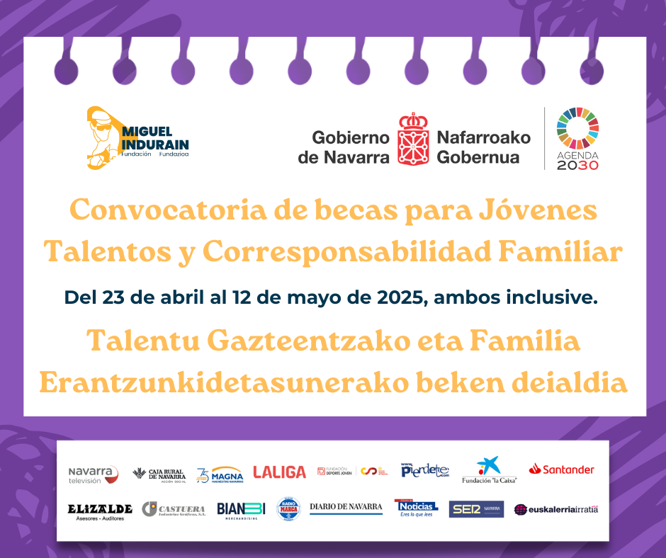 La Fundaci&oacute;n Miguel Indur&aacute;in Fundazioa presenta las convocatorias de J&oacute;venes Talentos y Corresponsabilidad Familiar
